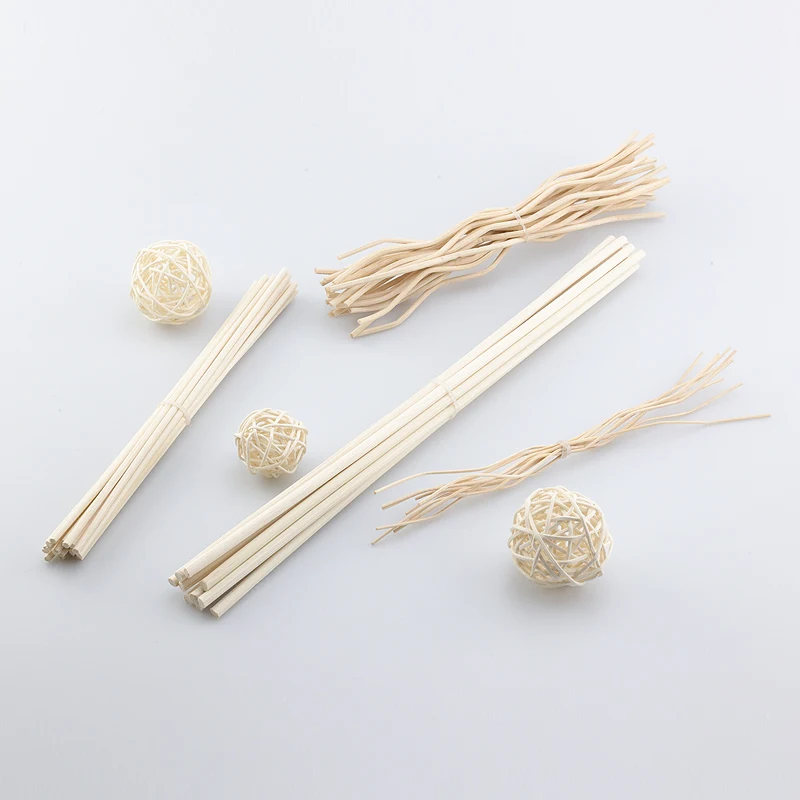 Cheap Eco-Friendly home perfume Flowers Aroma Reed Diffuser curled rattan stick