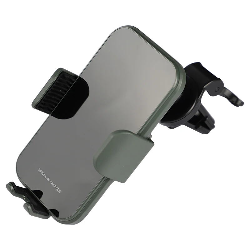 15W Smart Automatic Retractable Clip Fast Charging Qi Automatically Sense Holder Car Wireless Charger