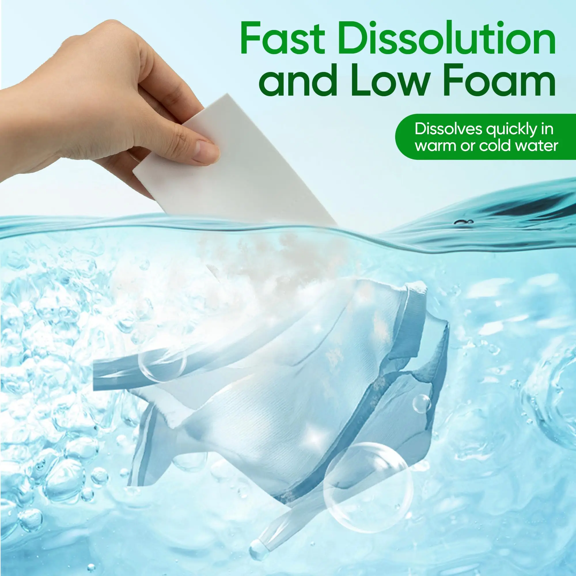 Soluble Laundry sheets Strong Decontamination Laundry Soap Powder Clothing Sheets Cleaning Washing Machines Detergent