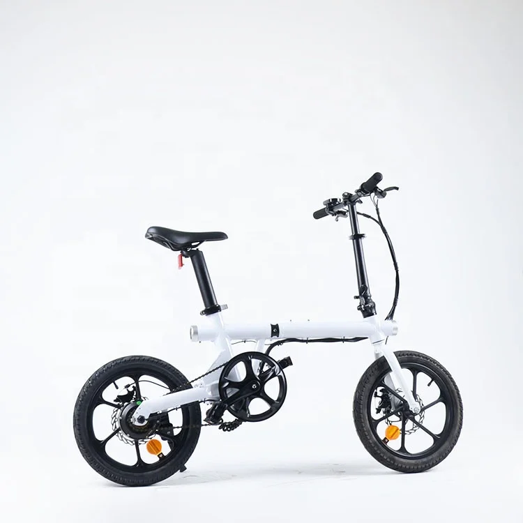 Qicycle the most 16 inch lightest electric folding bike for adults with pedal