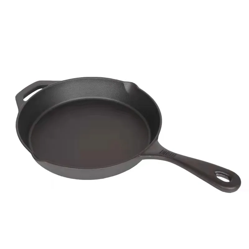 10-26cm Pre-Seasoned Cast iron skillet Frying Pan Safe Grill Cookware for indoor & Outdoor Use Cast Iron Pan