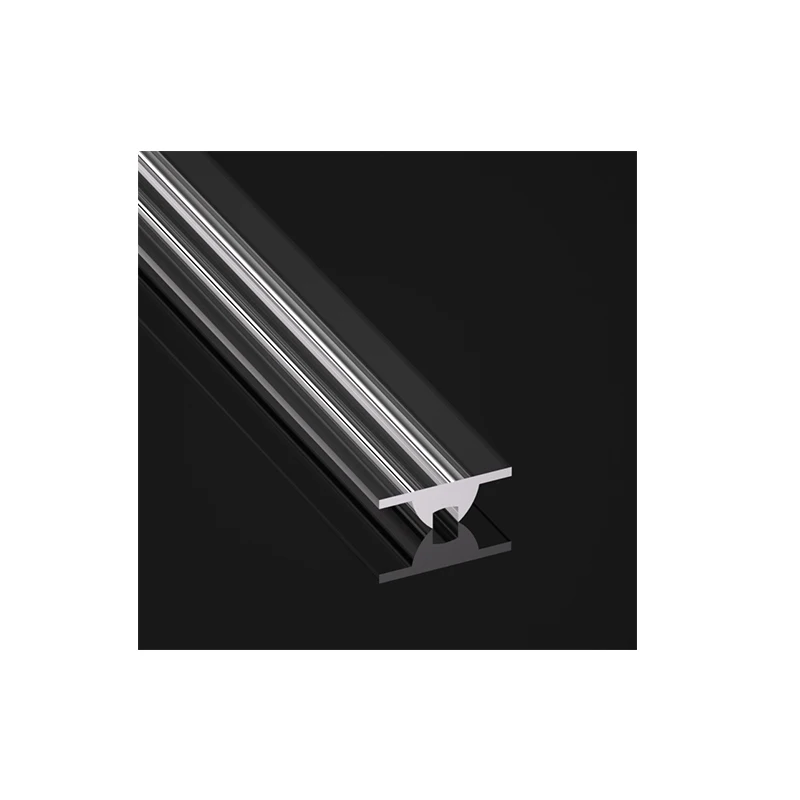 Custom Plastic Extrusion Optical Clear Transparent Led Linear Light Lens 30 Width 90 beam angle Strip Light lens For Lighting