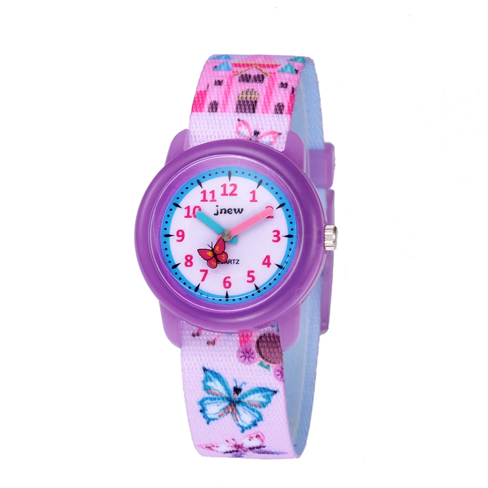 Factory hot sale double color case 3ATM waterproof ladies ribbon watch