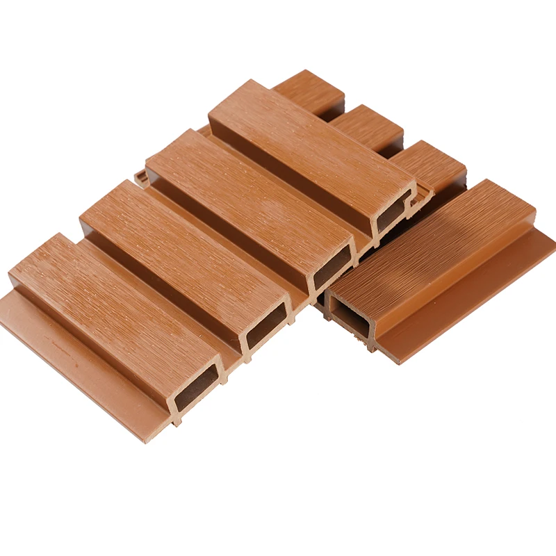 Home Decoration Modern Design Hollow Wood Plastic Composite Wpc Cladding Decorative exterior Wall Panels Quality WPC Wall Panel