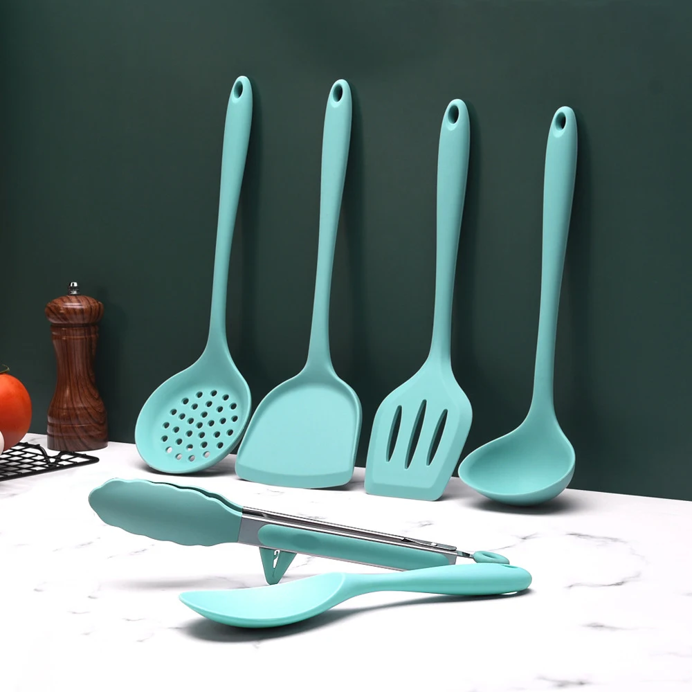 5/6PCS/Set Cream Scraper DIY Bread Cake Butter Spatula Mixer Oil Brush Non-stick Kitchen Baking Tool Silicone Spatula