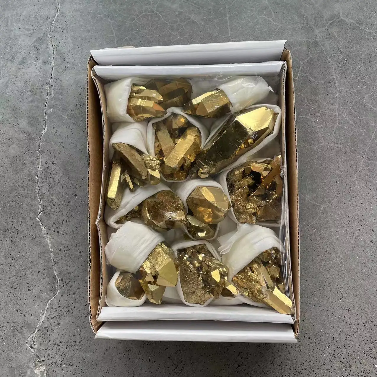 Natural Crystal Cluster Material Crystals Healing Stone Box Sets