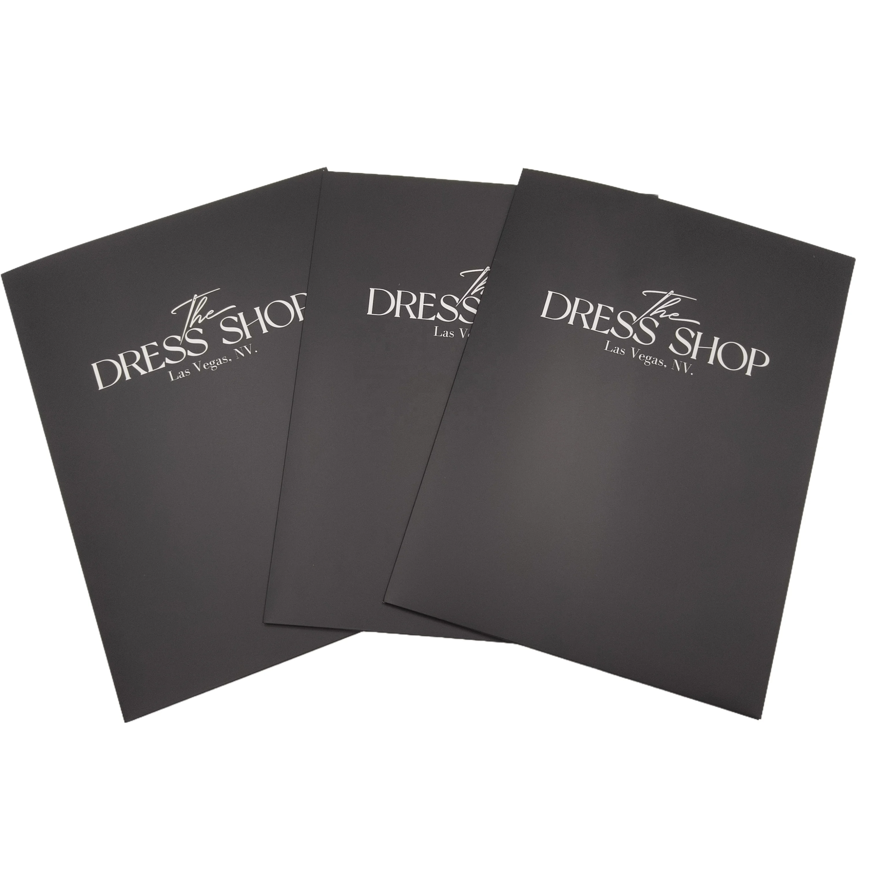 Custom embossed presentation folders with pockets wholesale printing high quality presentation folder a4