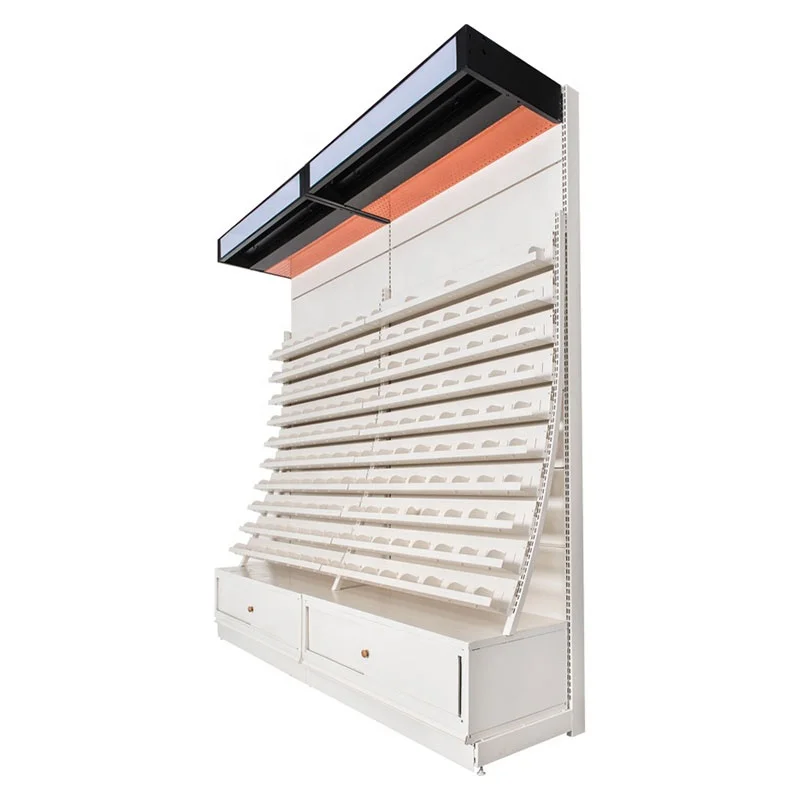 Library Metal Bookshelf Retail Storage Bookcase Modern Book Shelf for Sale