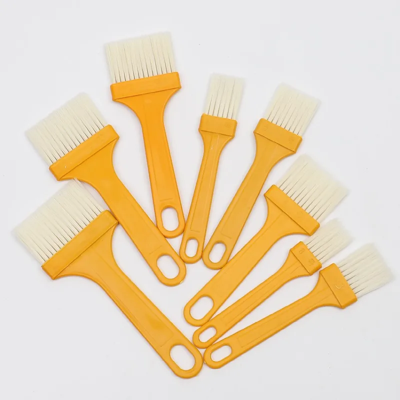 Thin handle plastic board brush gray barbecue small plastic handle silk dust keyboard brush paint brush