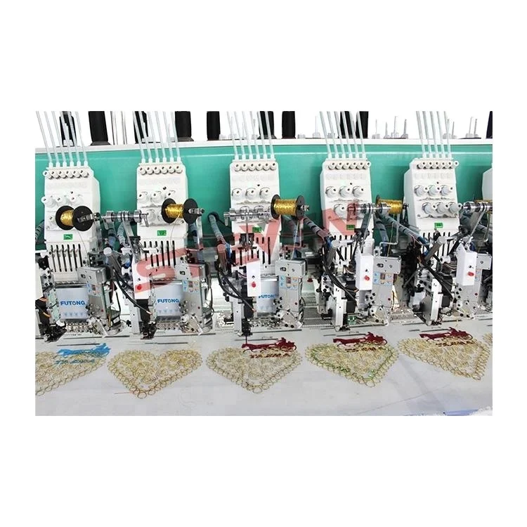 top quality computerized multi heads embroidery machine price 27 heads bead embroidery machine