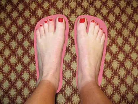 Wholesale Custom Tanning Keep Feet Clean EVA Disposable Sticky Feet For Spray Tanning