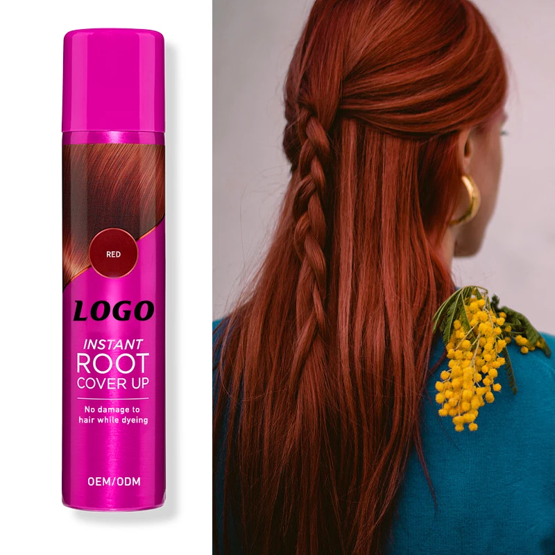100ml oem odm high quality permanent brown dye hair color spray