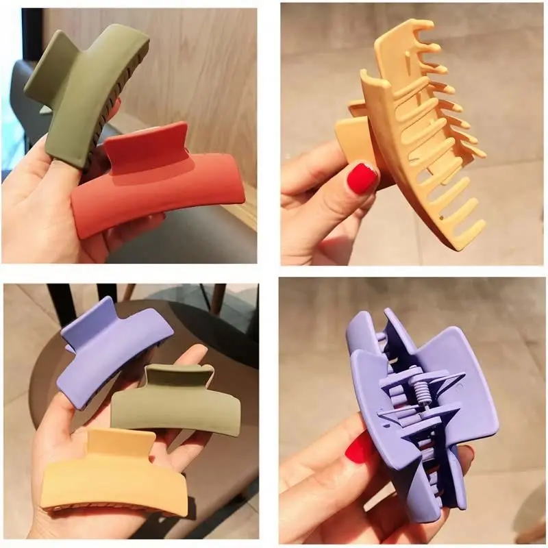 
Hair claws clips simple candy-colored painted hair grip for women hair accessories for women 