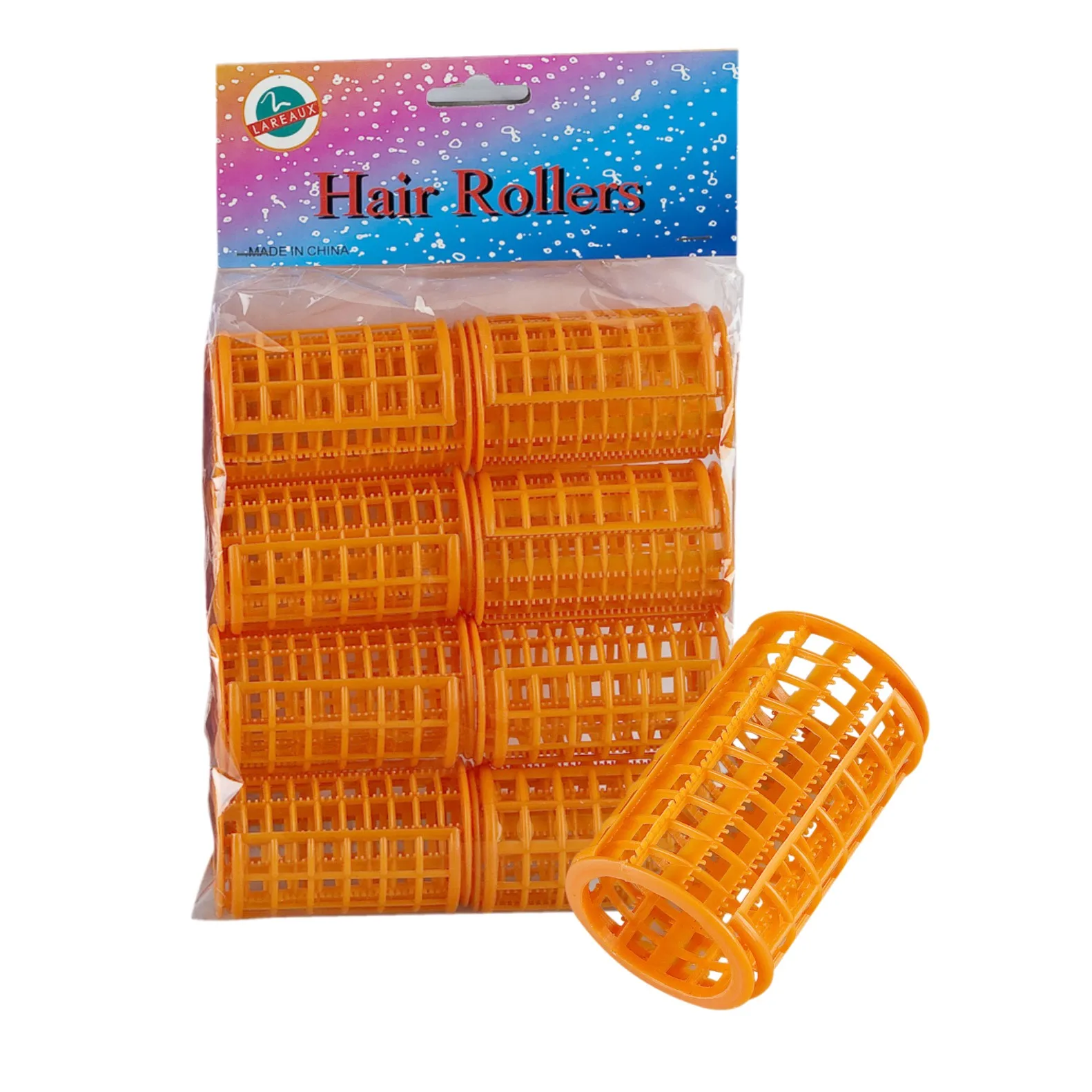 10PCS Hair salon cosmetic diy salon hair roller plastic hair curler