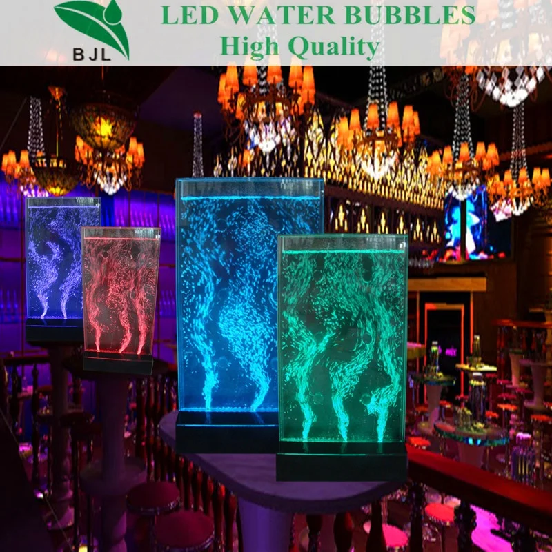 Mini Swirl Waterfall Led Lighting Water Bubble Wall Bedroom Furniture Sets