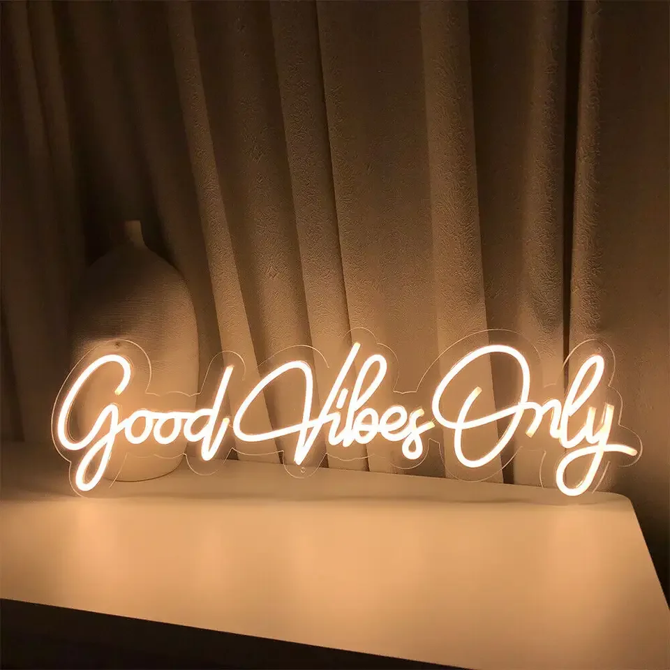 Wholesale LED Advertising Lighting Neon Sign Oh Baby Better Together Happy Birthday Neon Sign Electronic Signs Decorative Lights