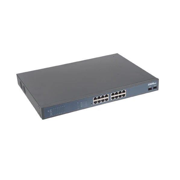 Power over Ethernet 24V passive PCB board 16 24 ports gigabit 2 uplink fiber SFP PoE switch for wireless AP