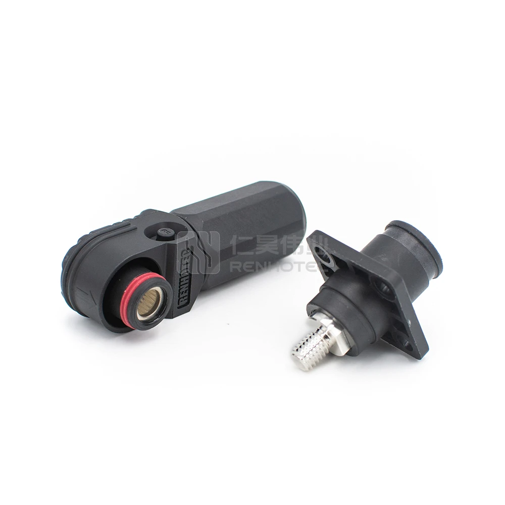 IP67 Power terminal 180a 300a inverter m6m8 copper inner screw connector