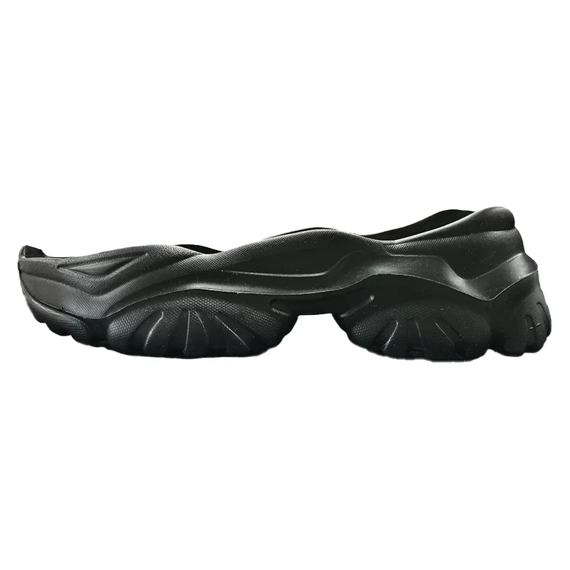 Factory customized, black casual sole Anti-slip outsole soft and wear-resistant, IP elastic material
