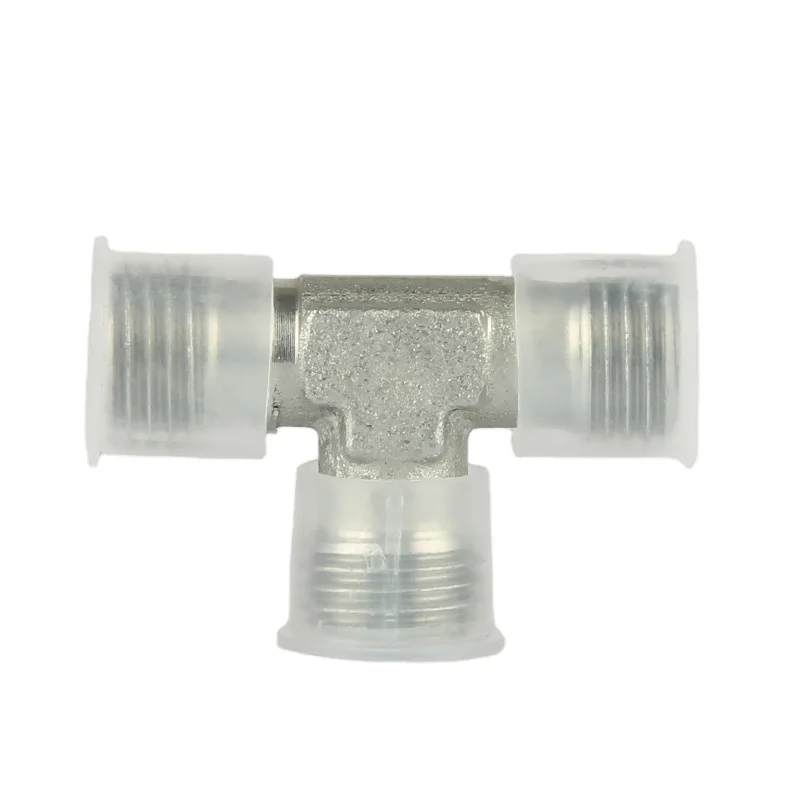 Tee hydraulic adapter eaton hardware fittings accessories hasco fittings hdpe compression fittings npt bsp