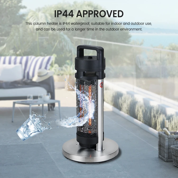 Manufacture Prices 1200W Portable Patio Heater Carbon Fiber Infrared Electric Heater