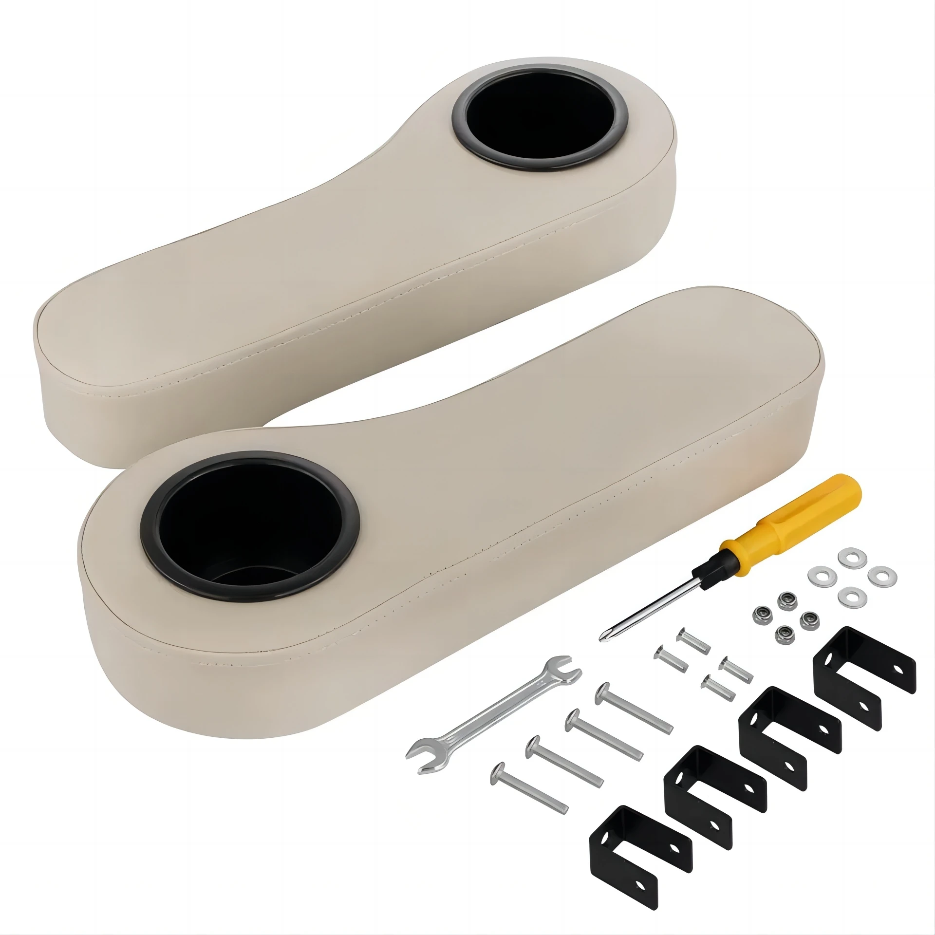 Hot Sales Golf Cart Parts & Accessories Golf Cart Universal Car Seat Armrest with Cup Holder