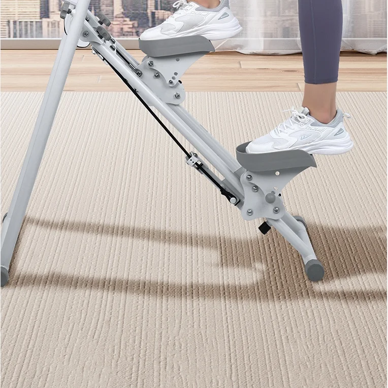 Portable Foldable Multifunctional Fitness Climbing Machine Stair Stepper Exercise Equipment Elliptical Trainer Home Gym Cardio