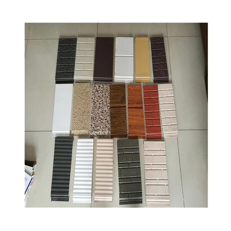 pu sandwich panels exterior wall decorative siding panel prefabricated/modular homes brick pu board brick interior panel sheet