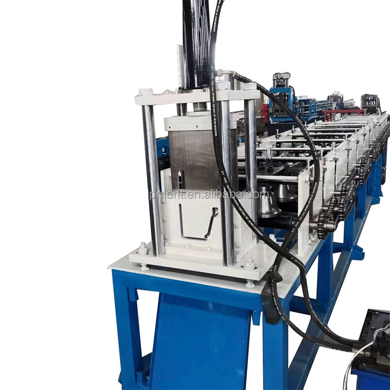 European Seamless Y6 Half Round Rain Drip Edge Gutter Guard and Water Downspout K Span Roll Forming Making Machine