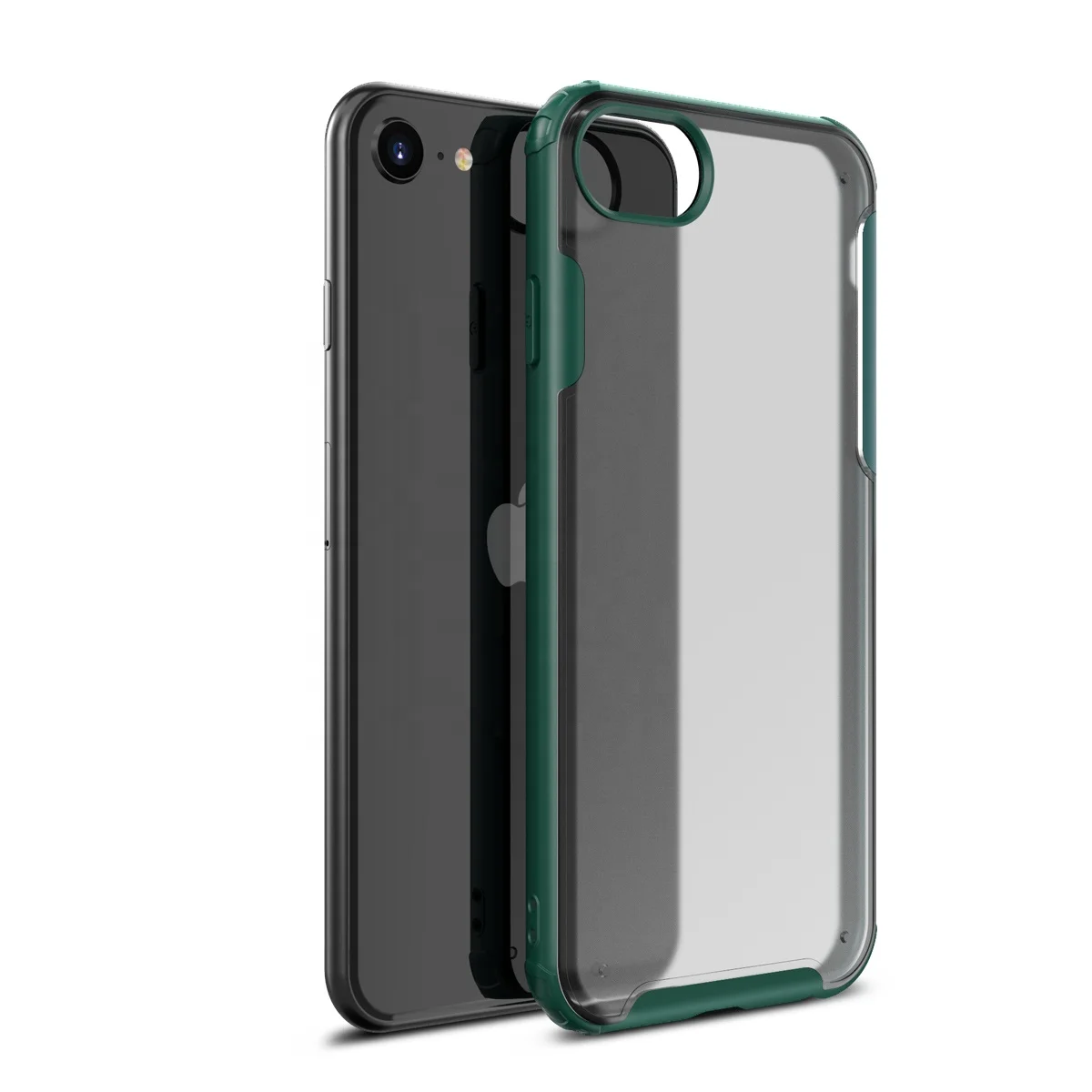 Горячая продажа оптовая цена по прейскуранту завода матовая полупрозрачная твердая задняя крышка ПК чехол для iPhone SE 2020