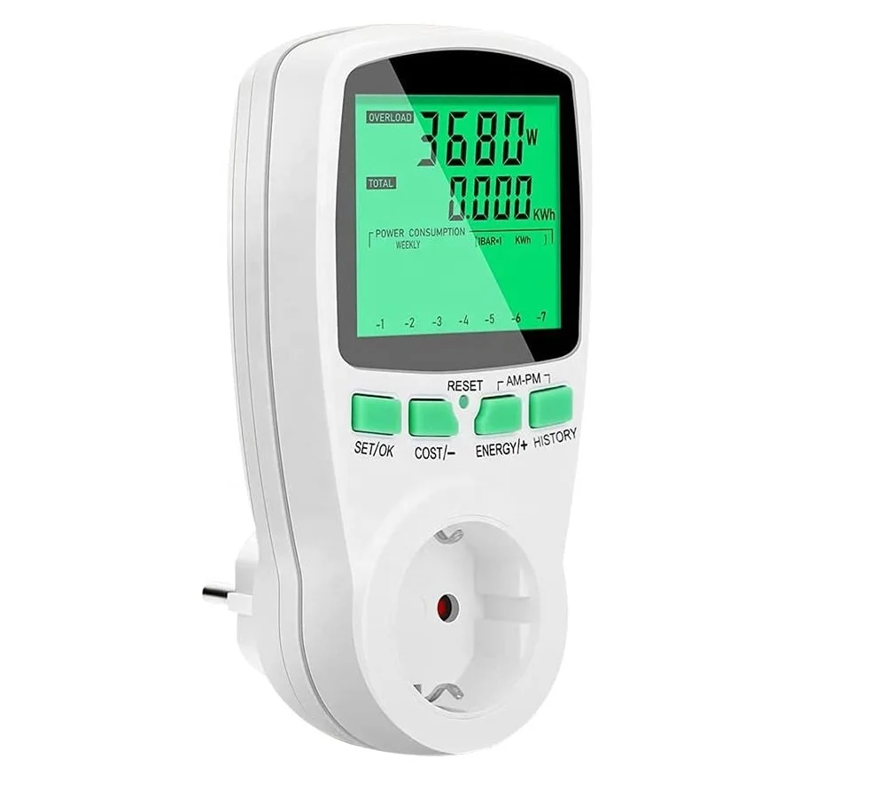 Electricity meter for socket,Electricity meter for measurement Mini PV system Mini solar system