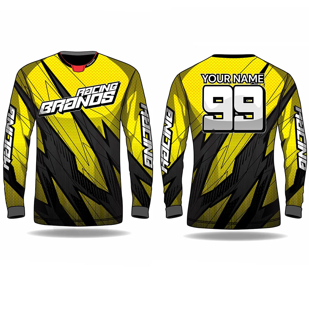 1301 Customize Motorcycle Auto Racing Wear Jersey Long Sleeve Top T-Shirt Motorcycle Clothing Causal Motocross Jersey