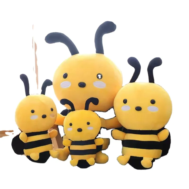 Customize Manufacturer Small Cute Bee Toys Stuffed Honeybee Toy Plush Bee Cute Plush Bee Toy