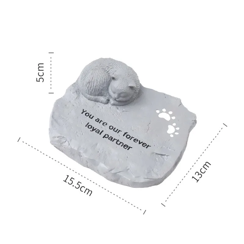 LM0004W Pet urn and caskets Pet funeral supplies Pet Monument Cat and dog burial tombstone
