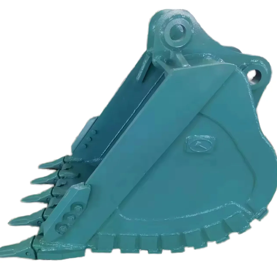 Heavy-Duty High-Strength Steel Excavator Rock Bucket Wear-Resistant Crusher Bucket for Construction Site Backhoe Bucket