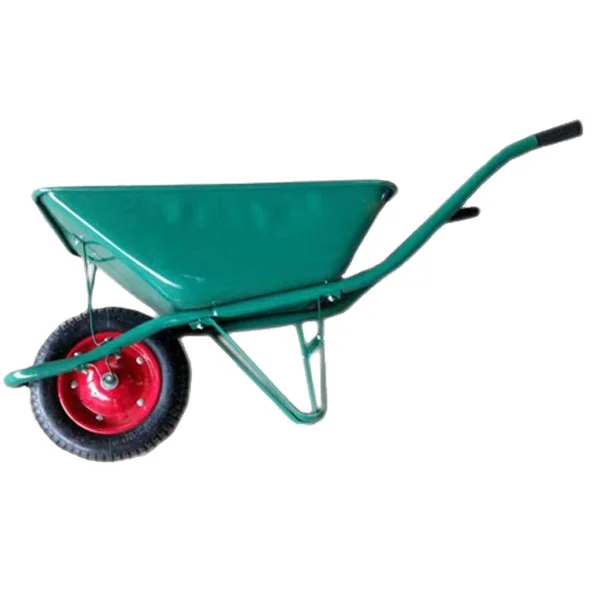 Spot supply 60L cheaper and metal tray wheel barrow WB4007 Heavy duty steel tray wheelbarrow