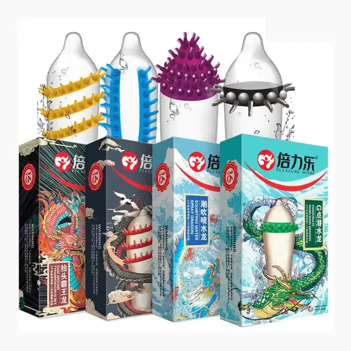 Soft Spike Strong Stimulation Condom Couple Sex Durable Natural Latex Condom Other Sex Toys For Men