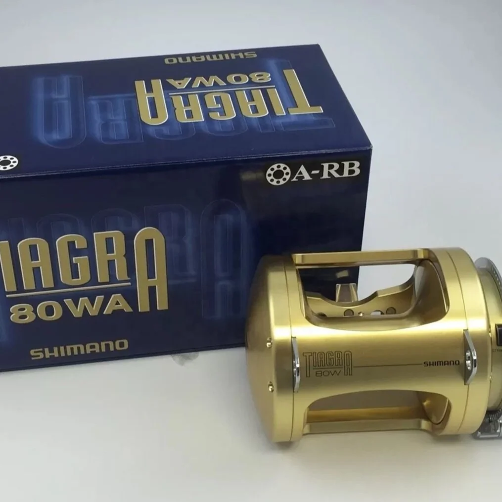 
Factory New Authentic Tiagra TI80 WA - Wide 2-speed Trolling Reel- Brand New In Box 