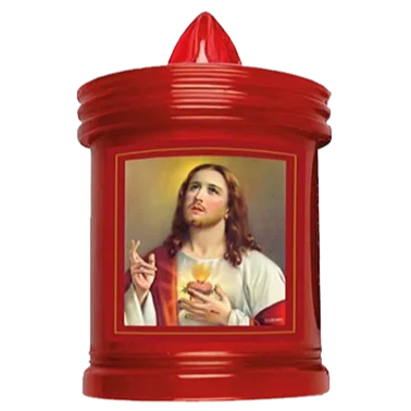 
Wax Artificial Recycled led grave candle IP44 waterproof votive memorial LED candles 