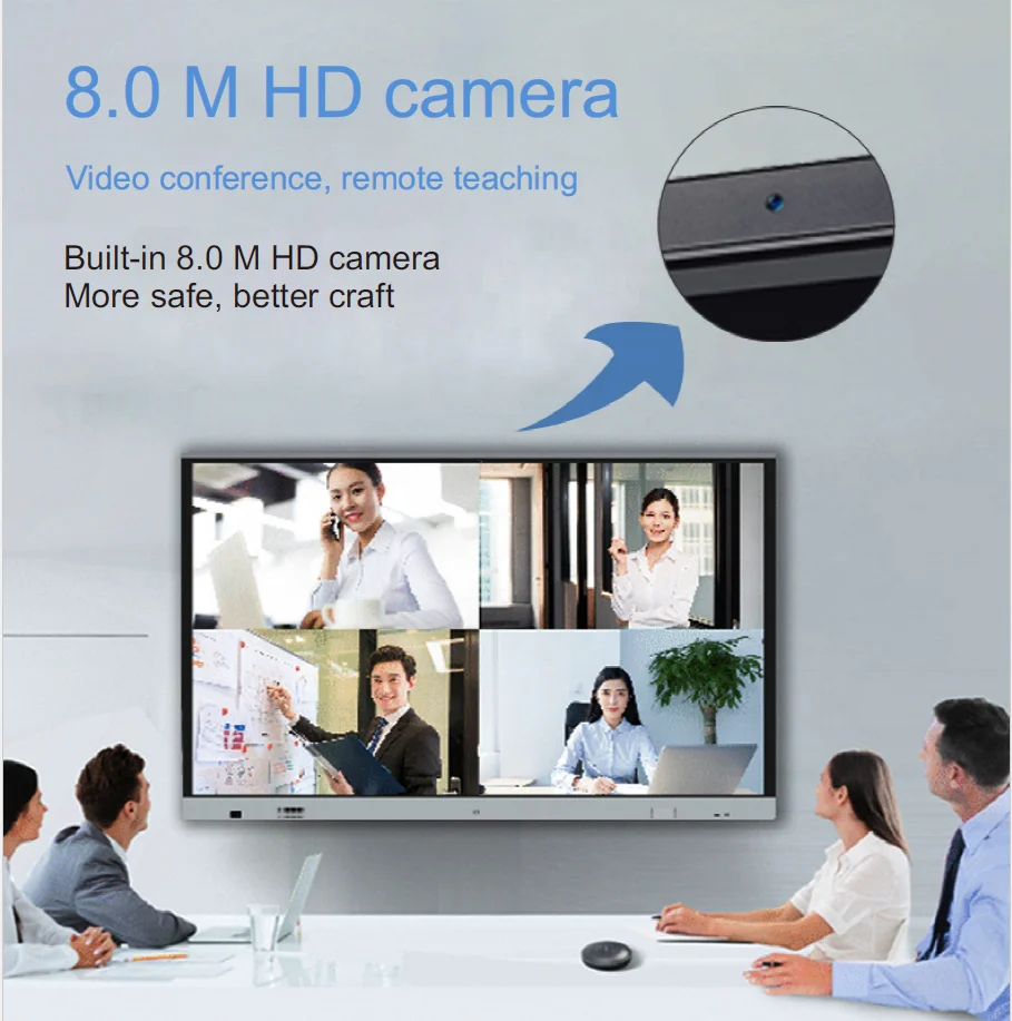 
55/65/75/86/98 Inch Interactive Flat Panel For Teaching All In One Interactive LED Display Interactive Screen 