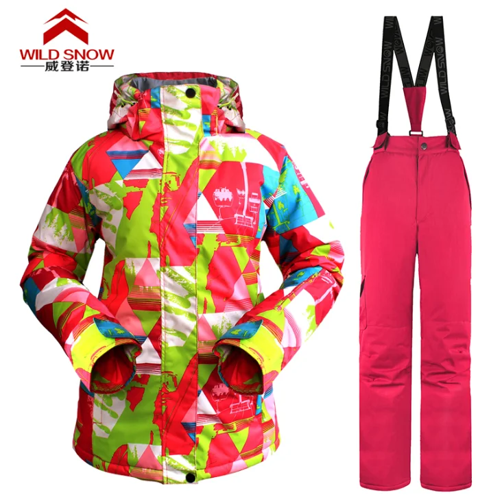Дешевые лыжные костюмы для женщин, зимняя одежда для активного отдыха, цельный теплый лыжный комбинезон с капюшоном