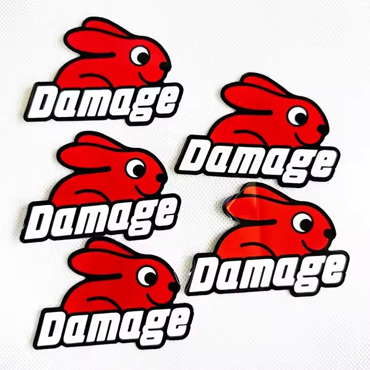 UV Resist Weatherproof Logo Label Stickers Custom Printing Self-Adhesive Durable Die Cut Logo Vinyl PVC Label Stickers