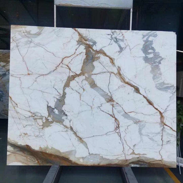 Серебристо-серый мраморный Роскошный Глянцевый полированный итальянский калачатта