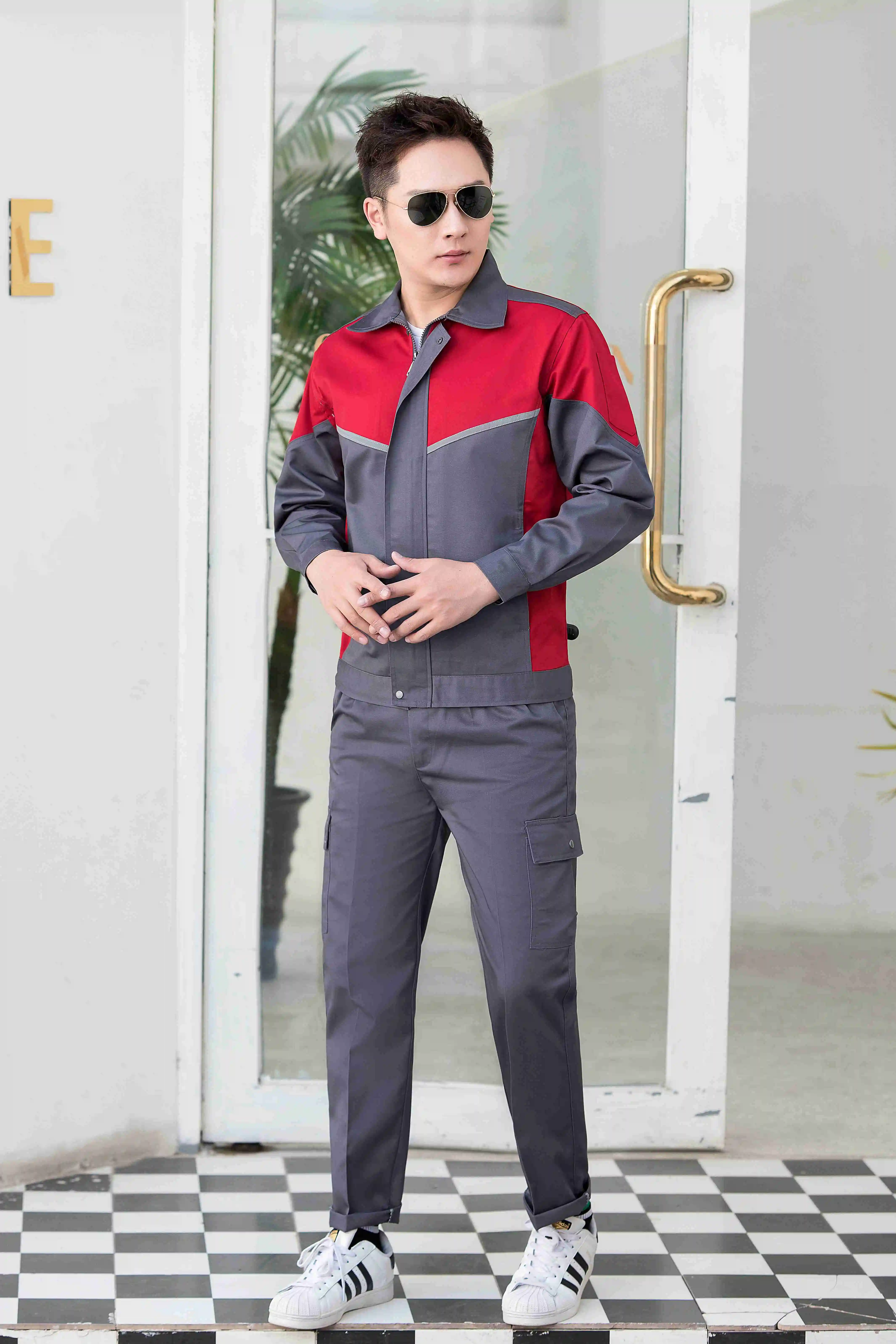 Work Overall Uniform Men Women Working Coveralls Welding Suit Car Repair Workshop Uniform