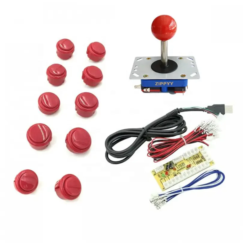 Entertainment Game Accessories Arcade Game Controller Joystick Push Button Switch USB Encoder DIY Arcade Joystick Buttons Kit