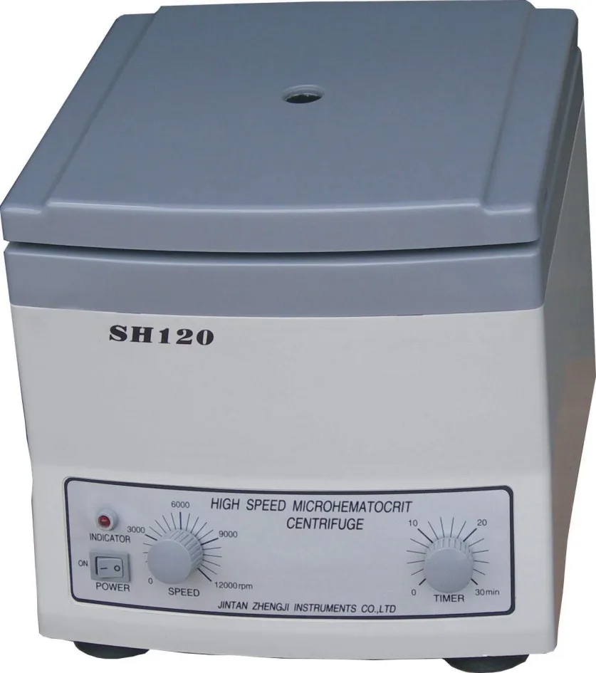 SH-120 High Speed 24 Capillary Tube Micro Hematocrit Tube Centrifuge Machine