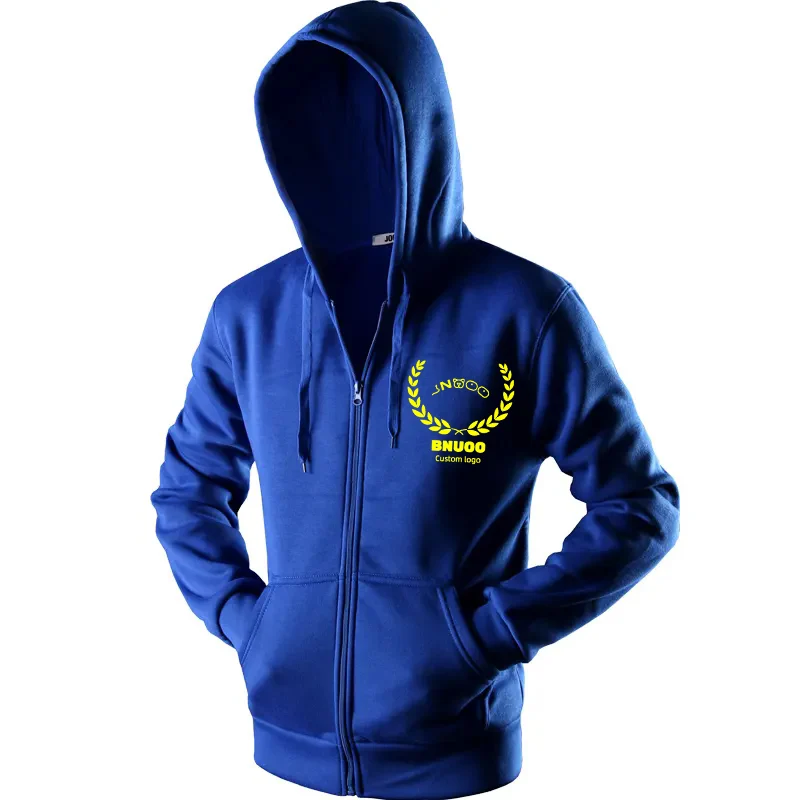 Wholesale Men Streetwear Zip Up Hoodie Custom Print Jacket Heavyweight 400gsm Hoodies