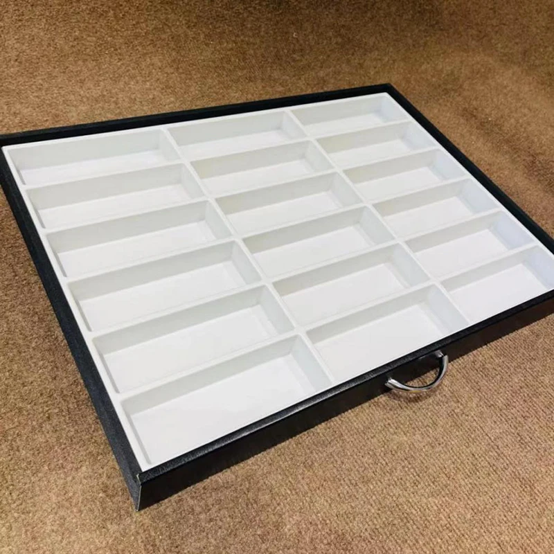 Luxury 360 Slots Factory Price Exhibition Display Sunglasses Cabinet with Wheel Trolley Glasses Portable Storage Suitcase