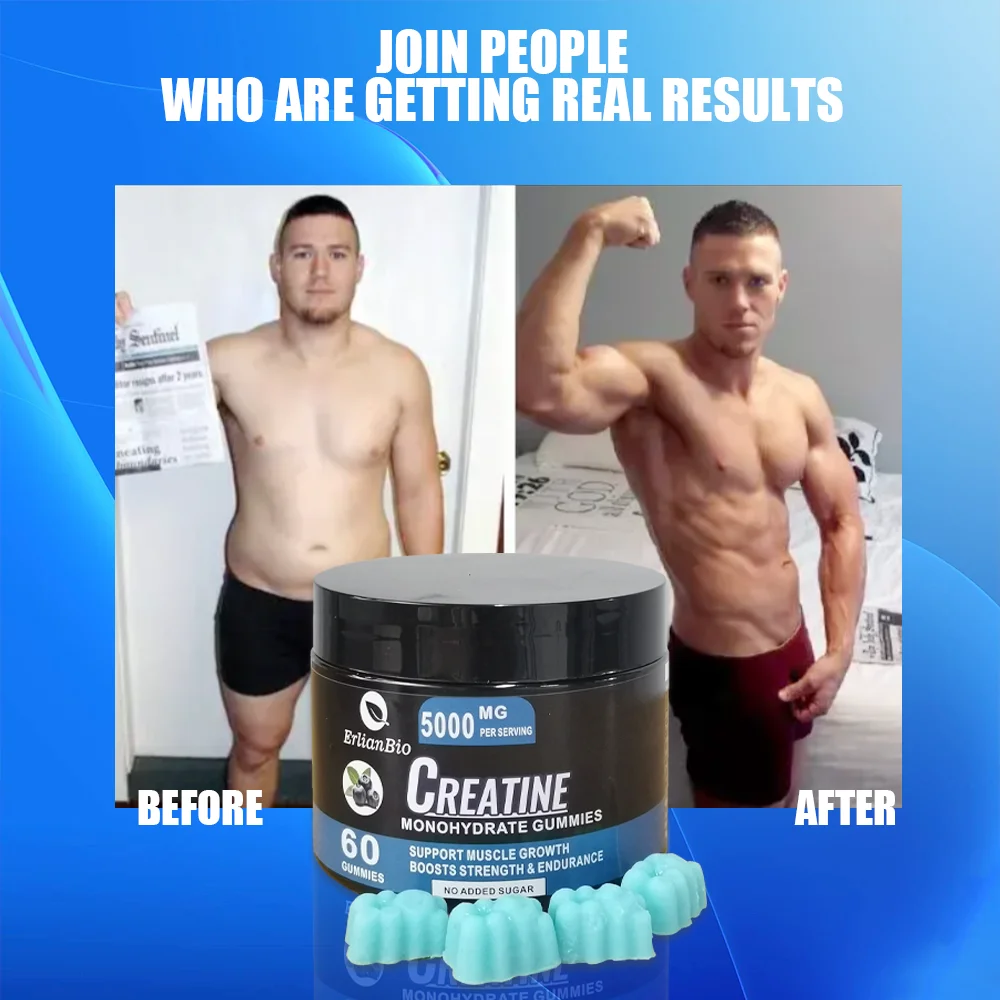 5000mg OEM Sport Nutrition Supplement Creatine Monohydrate Powder Creatine supplement creatine gummies 5g