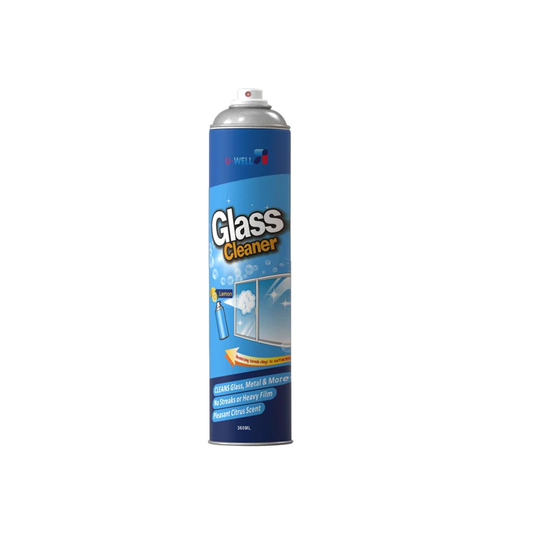 U.WELL household good quality windows foam cleaner foam aerosol  glass cleaning cleaner spray